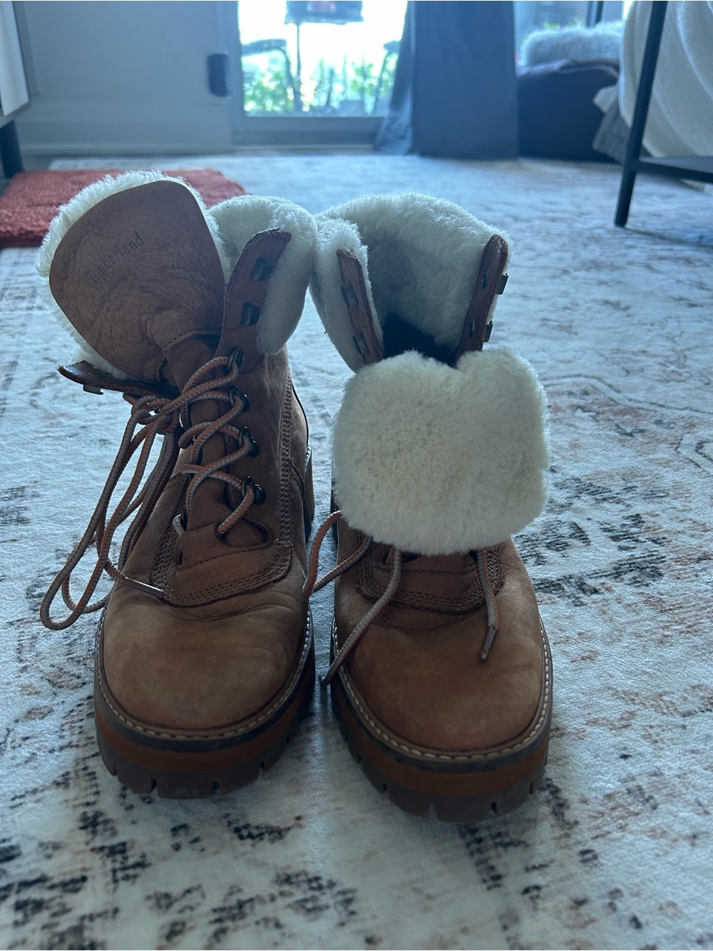Timberland ortholite Cozy Shearling-Lined Brown Fall/Winter Boots
